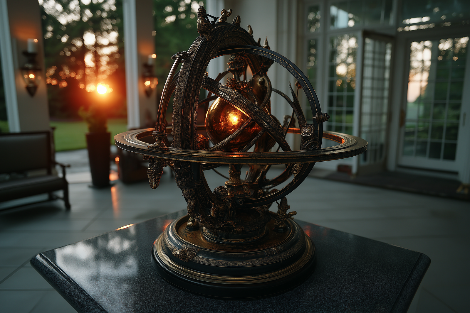 Abstract & Objects — orrery and shadow art thumbnail