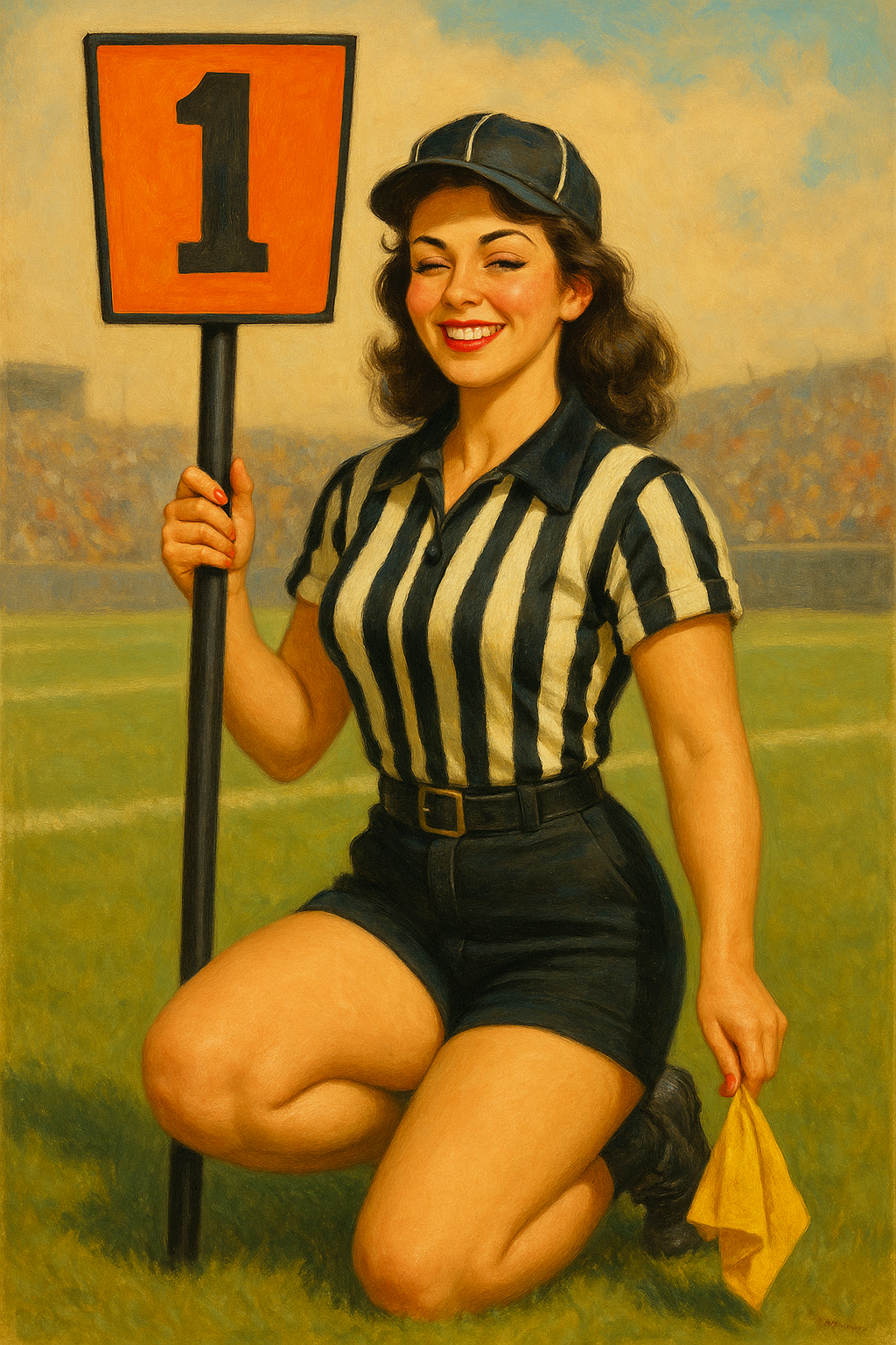 Football Referee Pinup