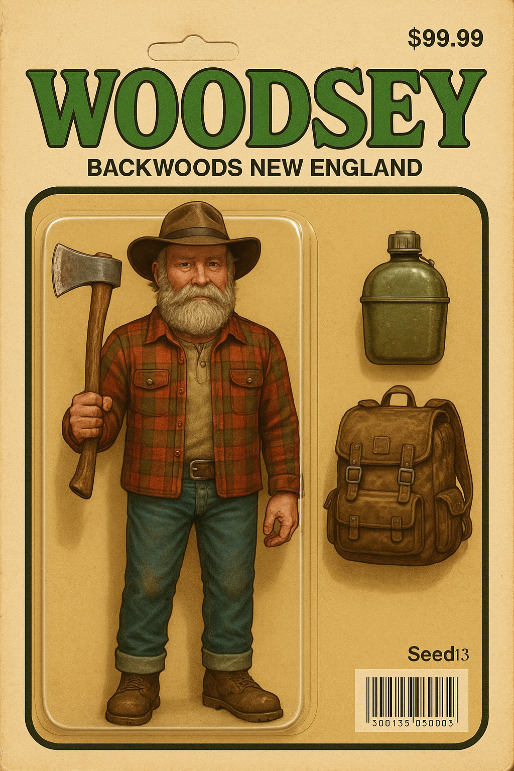 Woodsey Action Figure — collectible toy design thumbnail